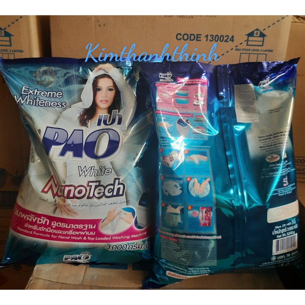 (KTT) Bột giặt Pao 2.7 kg - Hàng Thái Lan