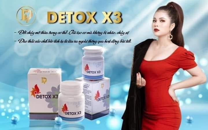 [HCM]DETOX X3 GIẢM CÂN GIẢM MỠ BỤNG CỰC NHANH