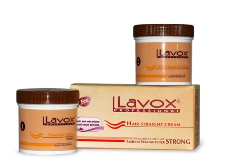 Bộ 2 hủ thuốc duỗi tóc Lavox Professional 140ml giá rẻ