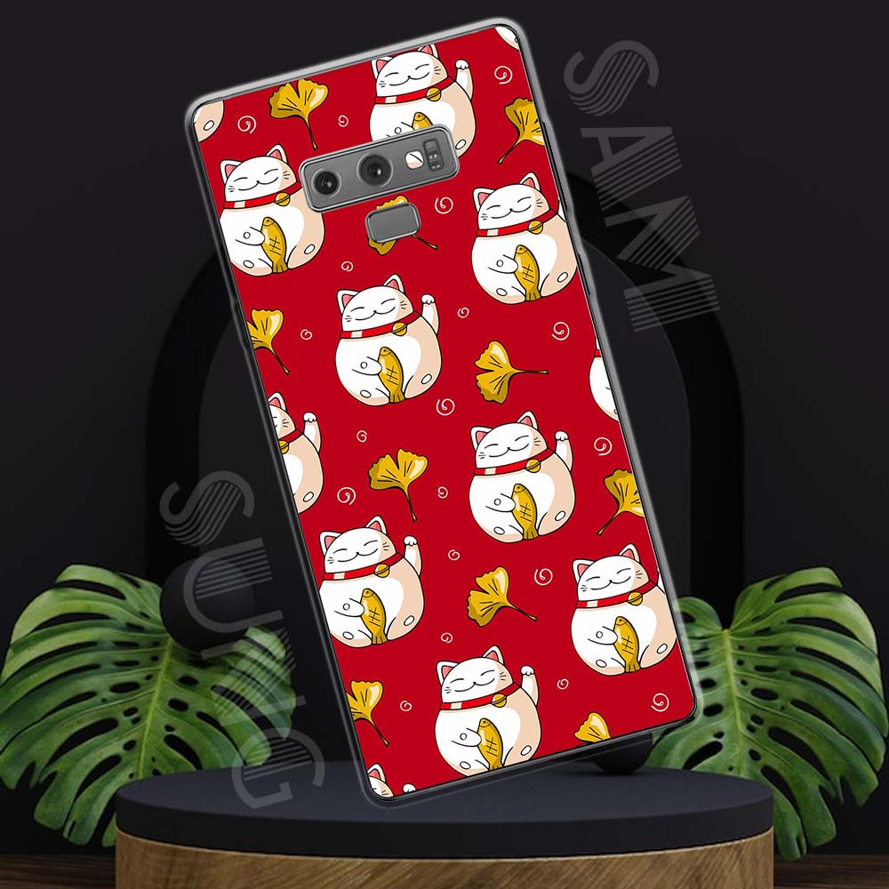 Ốp lưng samsung note 9 mẫu bst mèo may mắn tpu