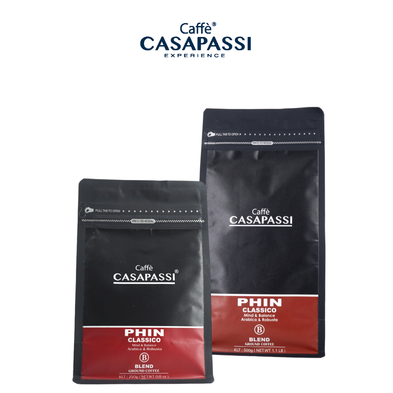 Casapassi Caffè | Classico Filter Coffee | Premium Medium Roast | Balanced Arabica & Robusta Blend