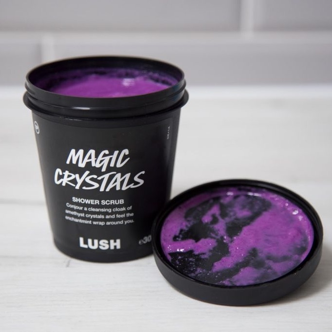 [HCM]Sữa tắm có hạt Scrub LUSH - Magic Crystals Shower Scrub
