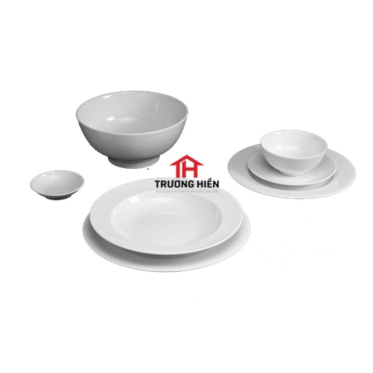 Bộ bàn ăn Daisy trắng 35sp
