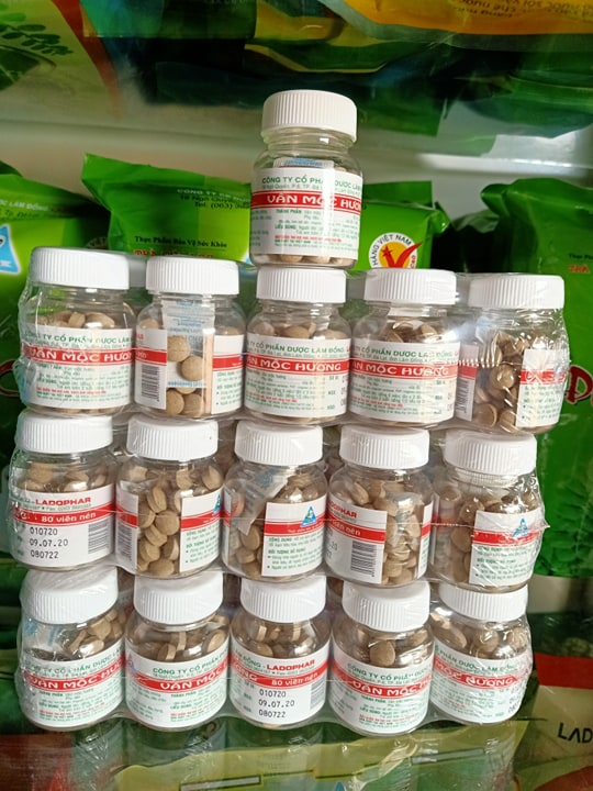 Combo 4 lọ Vân mộc hương lọ 80 viên