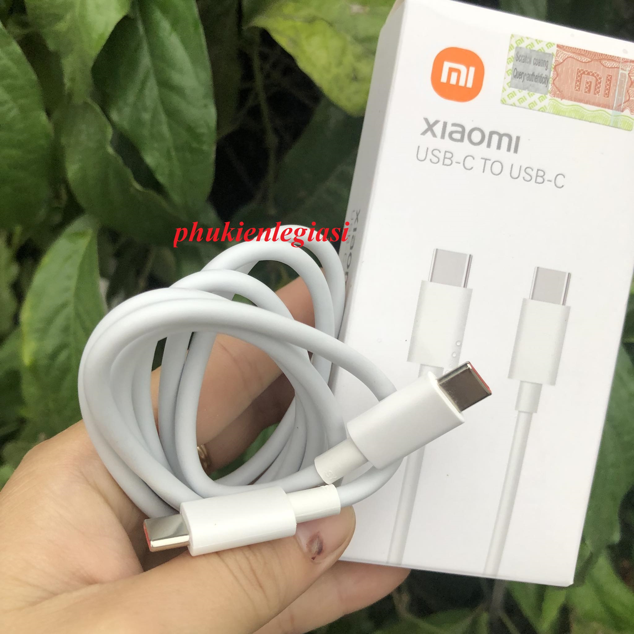 Cáp sạc XIAOMI Type C to Type C hỗ trợ sạc nhanh