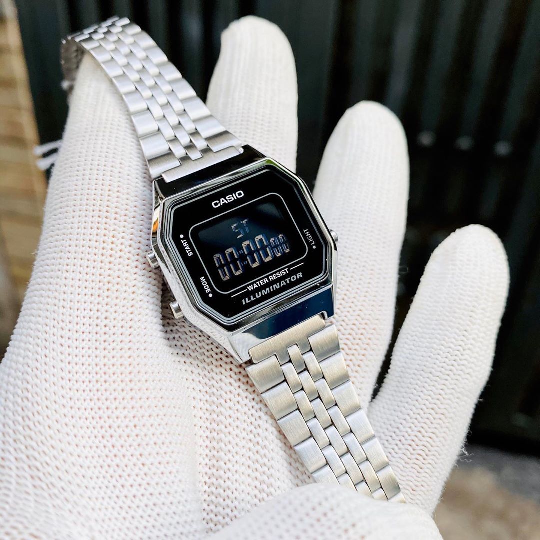 Đồng hồ nữ Casio LA680 WA-BDF dây đeo thép không gỉ cổ điển , sang trọng , đẳng cấp