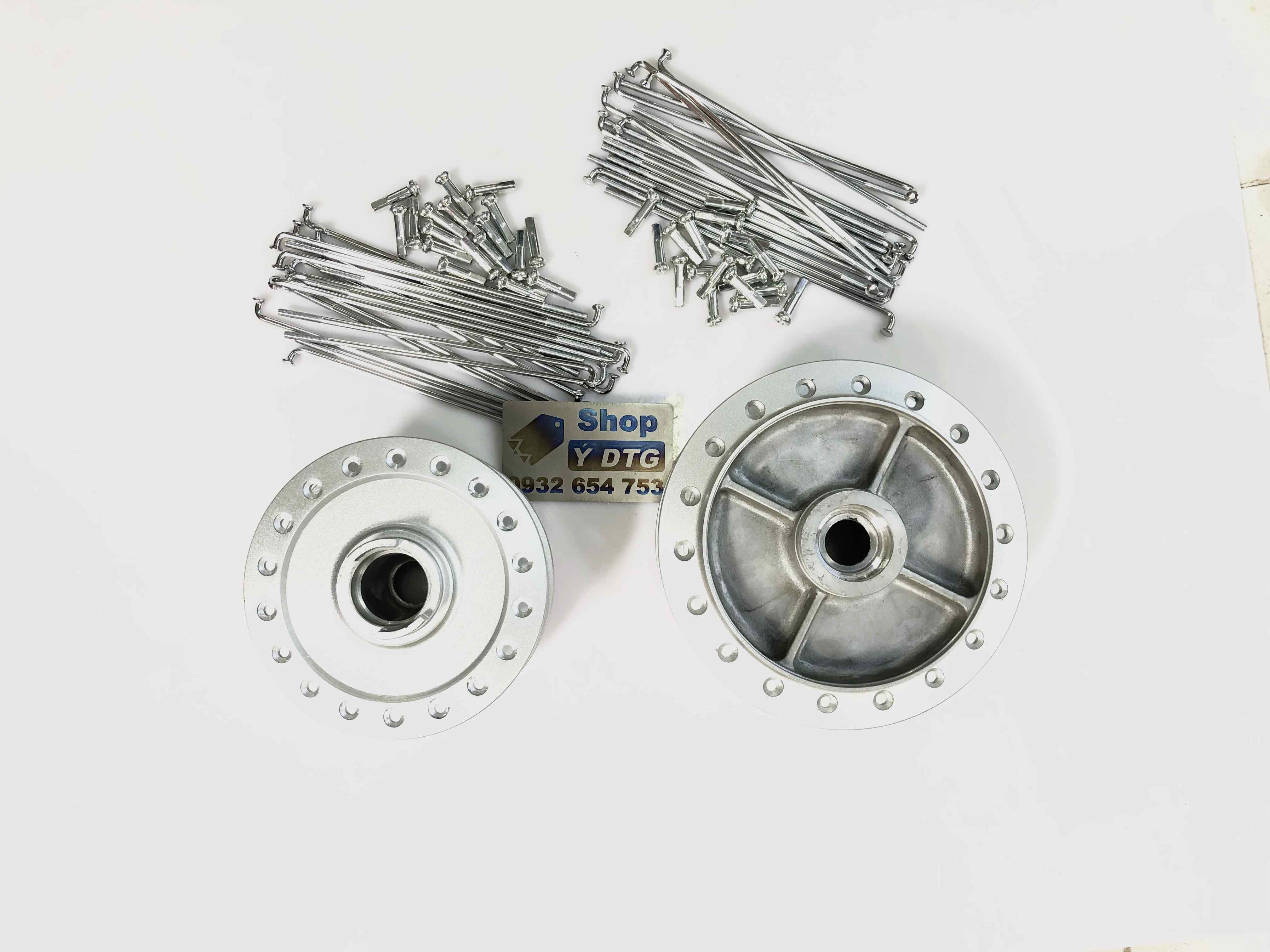 Cặp đùm wave s110 có căm mạ crom