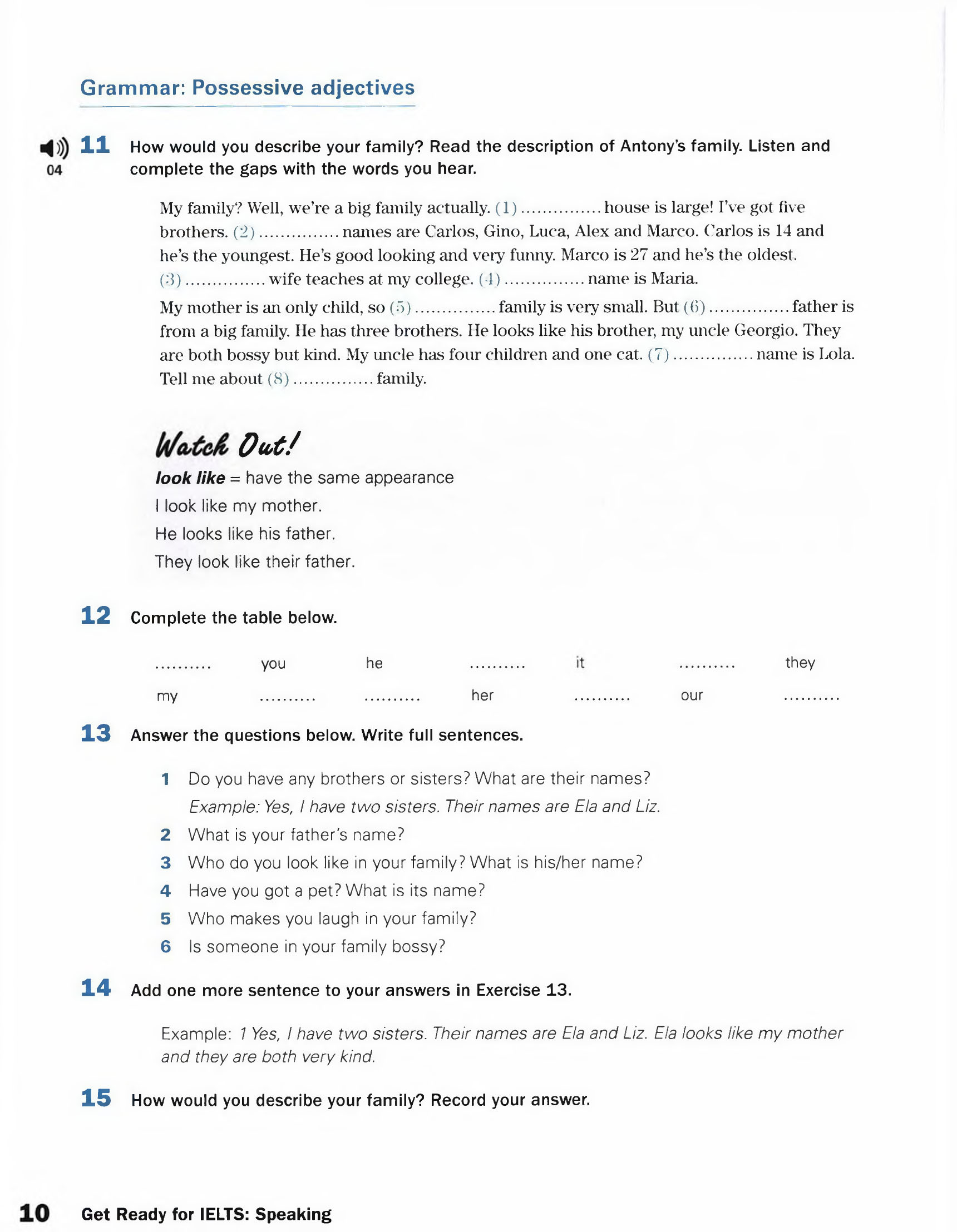 Collins Get Ready for IELTS Speaking - Pre-intermediate A2+ (Sách đen trắng)