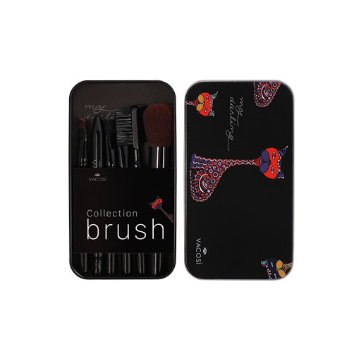 Bộ Cọ Hộp Sắt Vacosi My Darling Travel Brush Set