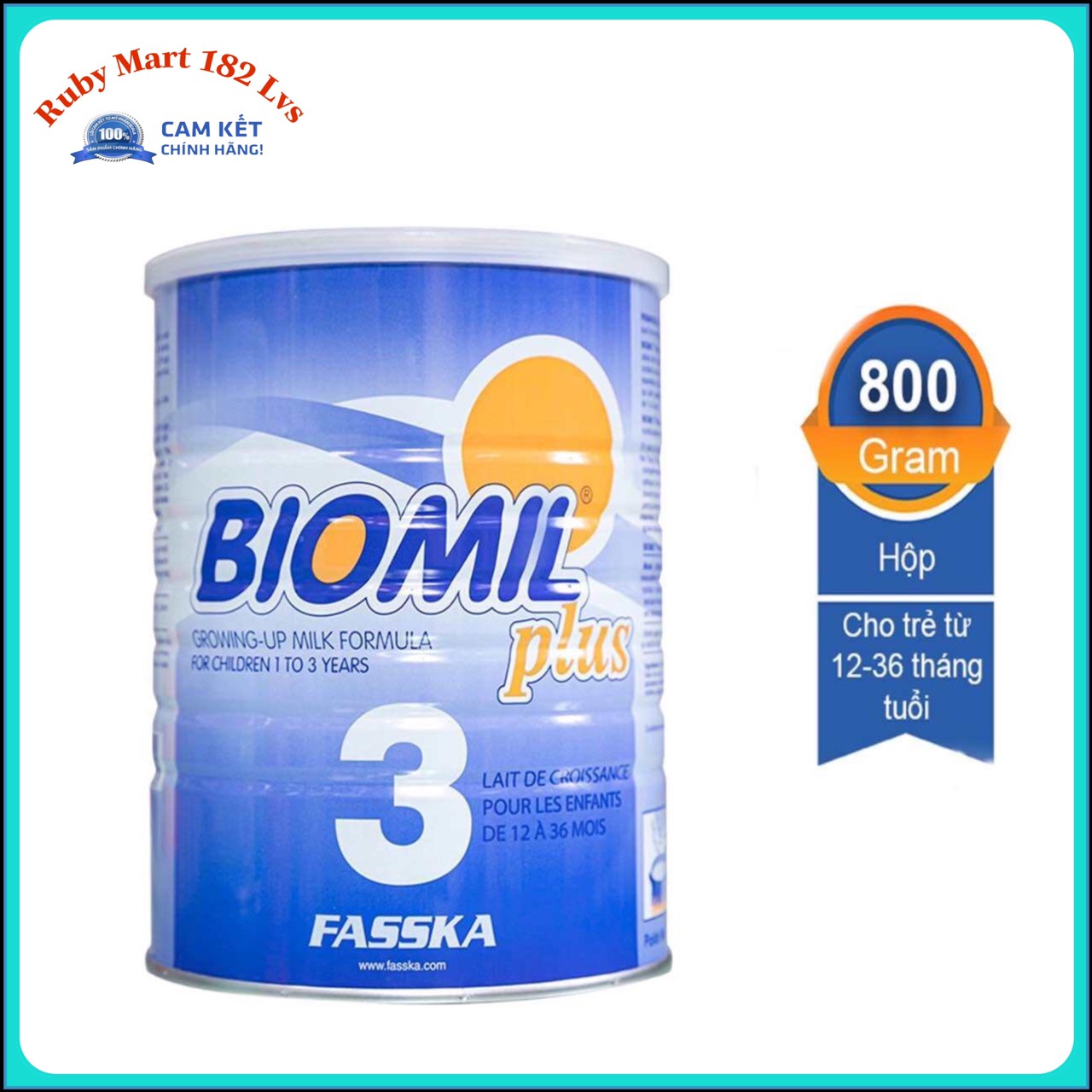 [Date 2.2025] Sữa Biomil Plus số 3 lon 800g