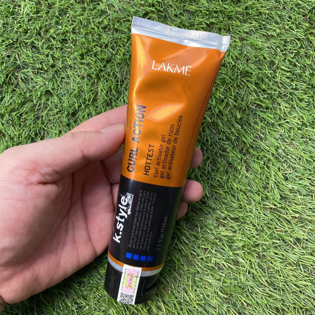[Lakme chính hãng] Gel tạo kiểu cứng cho tóc xoăn K.Style Curl Action Hottest Lakme 150ml