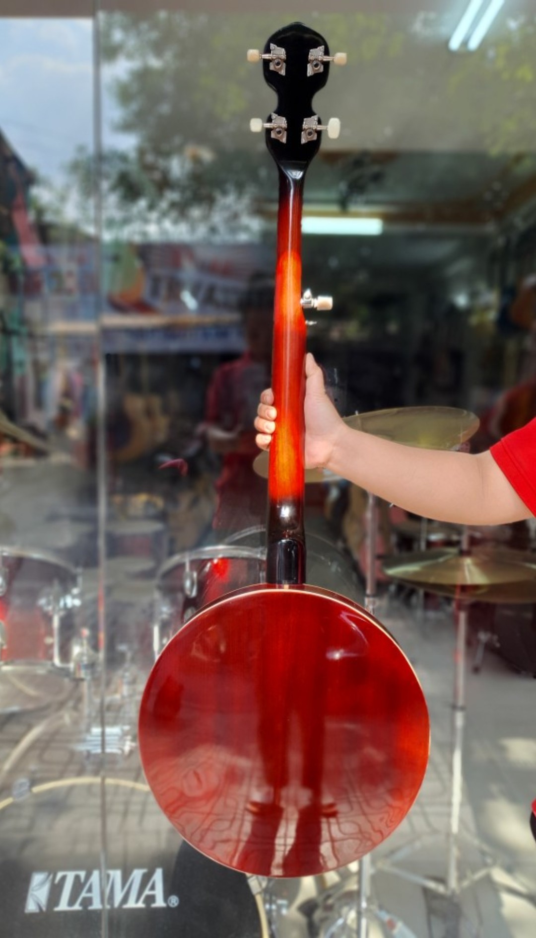 Đàn Banjo nhập khẩu gỗ Mahogany