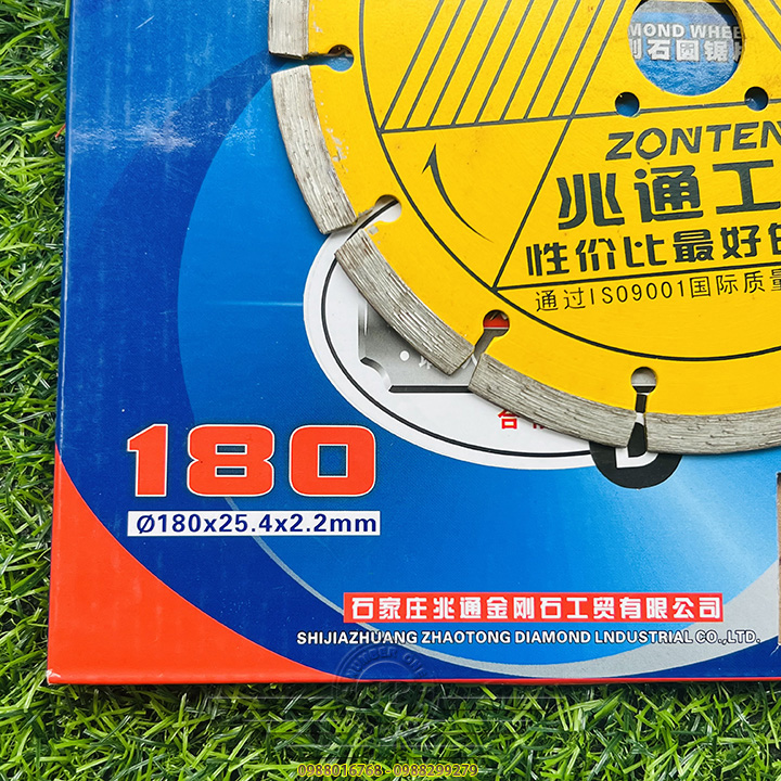 Lưỡi cắt gạch, đá, bê tông zonten 180mm