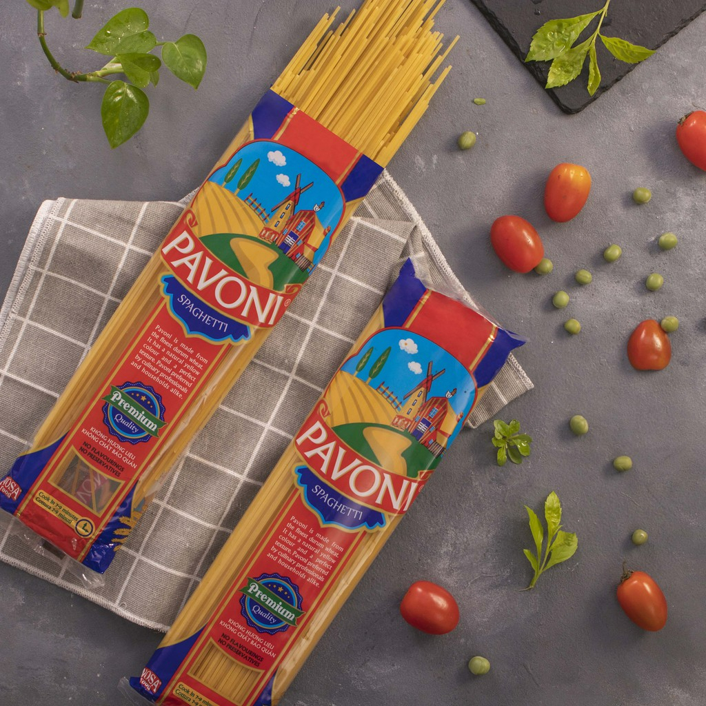[MUA 1 TẶNG 1] Mì Ý Pavoni 400g 100% Lúa Mì Nguyên Chất