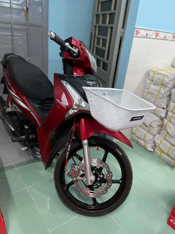 Rổ nhựa Xe máy WAVE FULED RS 100 MÀU TRẮNG