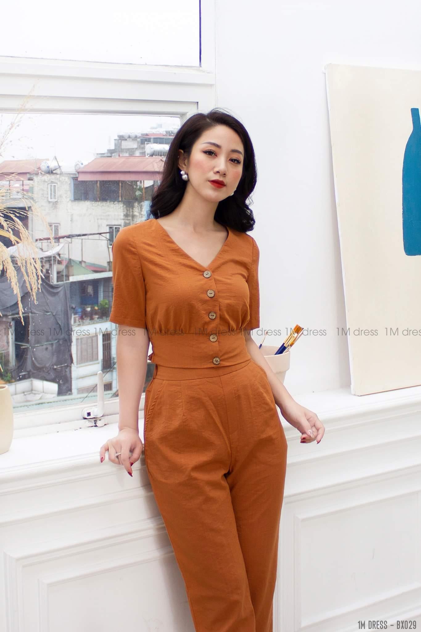 Sét bộ nút nhúm eo đũi không nhăn-QH