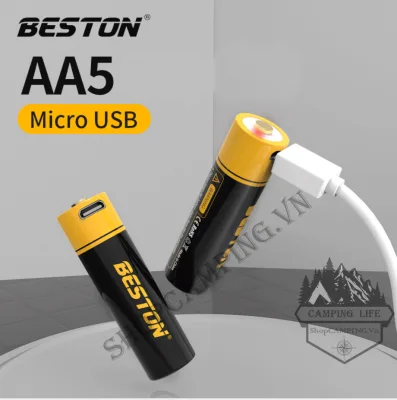 [Chính Hãng] Pin tiểu sạc AA/AAA Beston 1.5V 3500mWh/800mWh cao cấp sạc nhanh trực tiếp bằng cổng micro USB