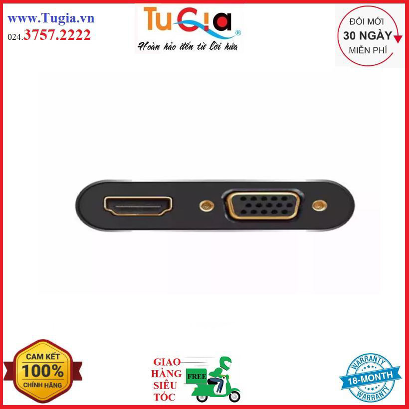 Cáp Thunderbolt - Mini Displayport to HDMI + VGA Ugreen 20422 - Hàng Chính Hãng