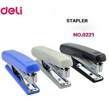 Máy bấm kim, dập ghim số 10 deli 0221 - bấm được 12 tờ