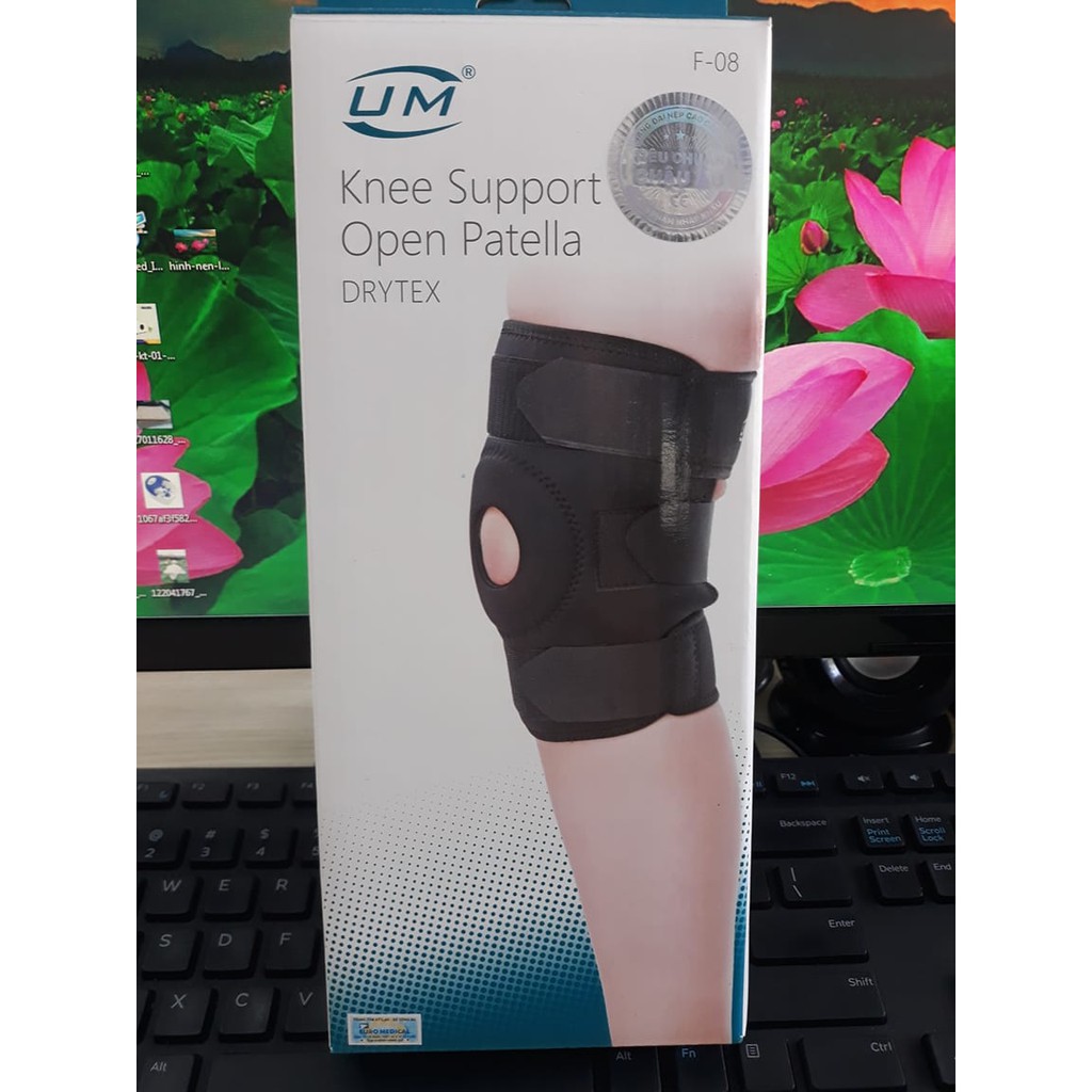[HCM]Bó gối đai dán không nẹp drytex UM (F-08)
