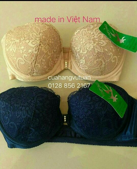 [HCM]Áo ren cài trước mút mỏng