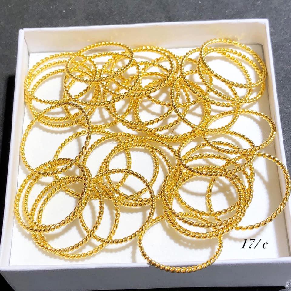 Nhẫn vàng nữ thời trang chất liệu vàng tây MS17