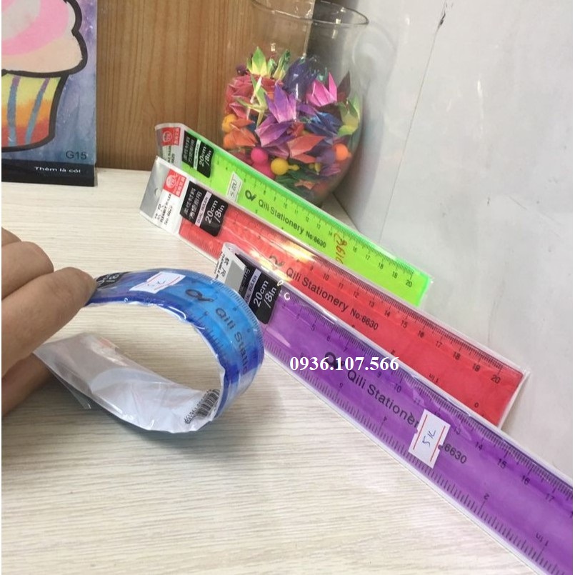 Thước kẻ dẻo - 20cm - 30 cm - 1 Cái