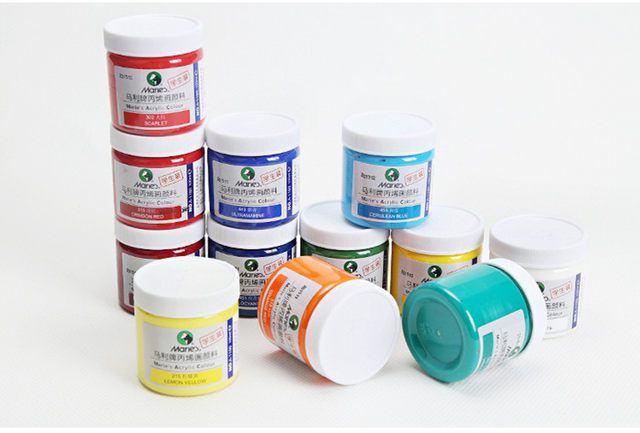 [HCM]Màu Vẽ Nổi 3D Acrylic MARIES 100ml CHỐNG NƯỚC