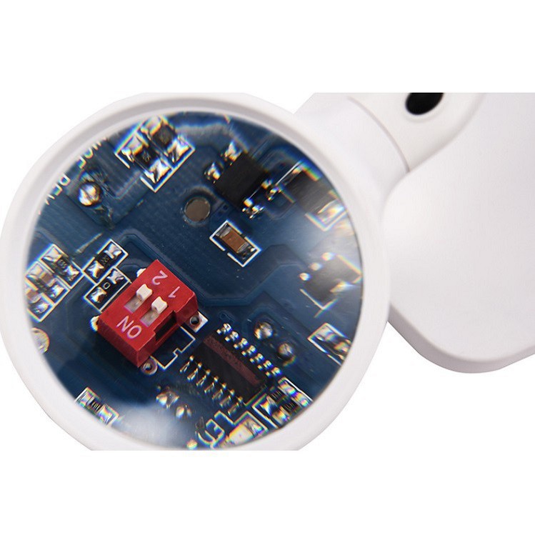 Kính lúp có đèn led để bàn K7764 ( Video thực tế )