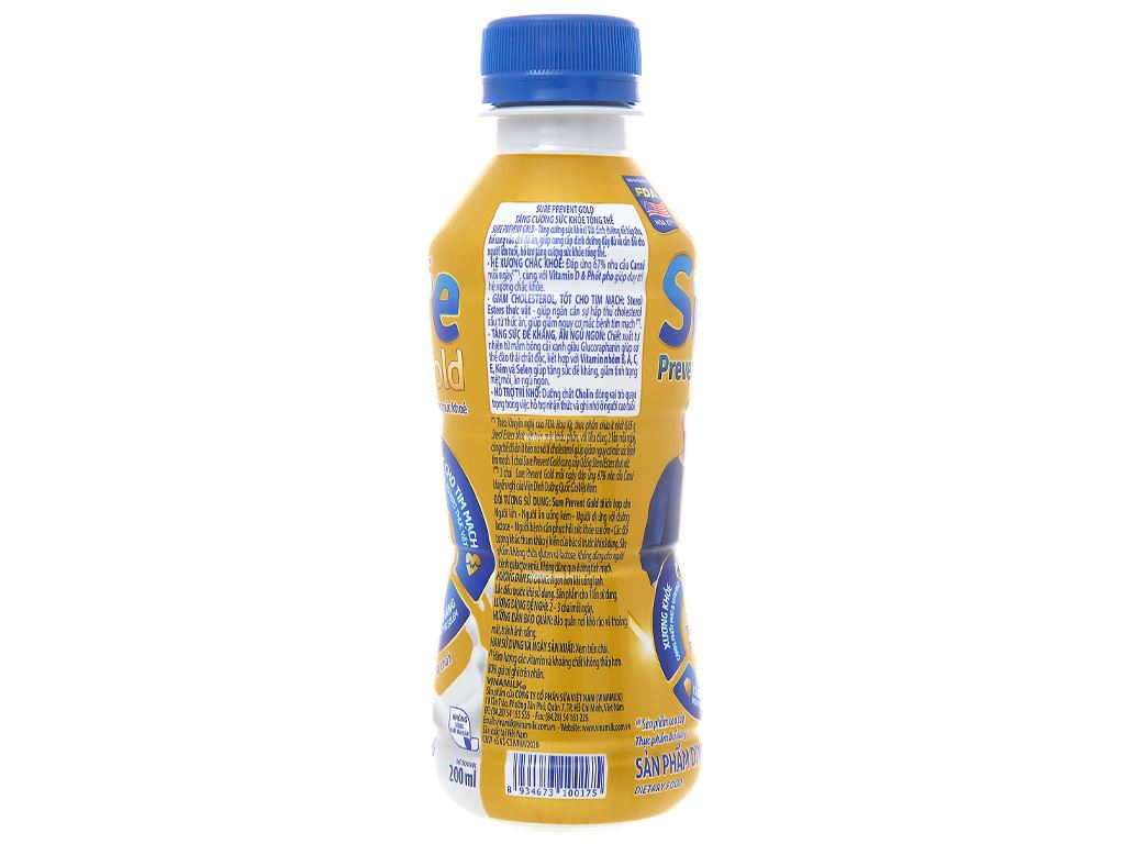 01 thùng sữa nước Sure Prevent gold Vinamilk (sữa bột pha sẵn) 200ml
