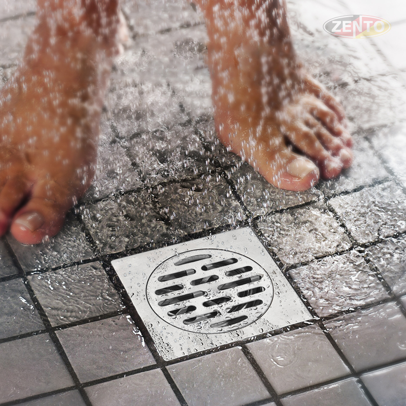 Phễu thoát sàn chống mùi inox TS125-304-2U