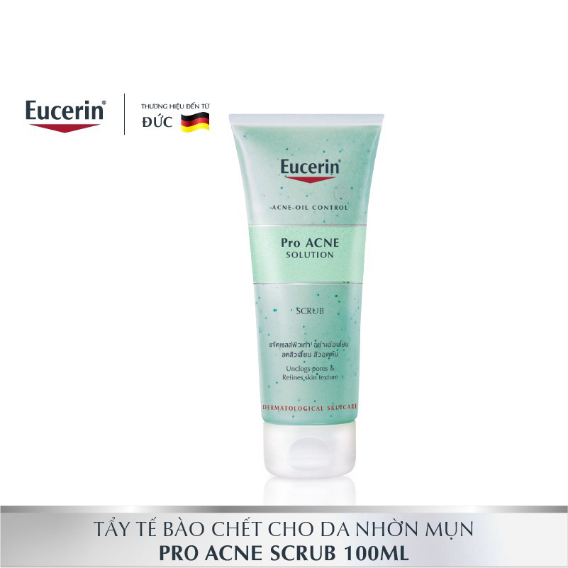 Gel Tẩy Tế Bào Chết Cho Da Mụn EUCERIN Pro Ace Solution Scrub 100ml Dr Thêm