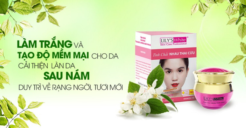 [HCM]Kem dưỡng trắng da Lily’s White (Tinh Chất Nhau thai cừu ))