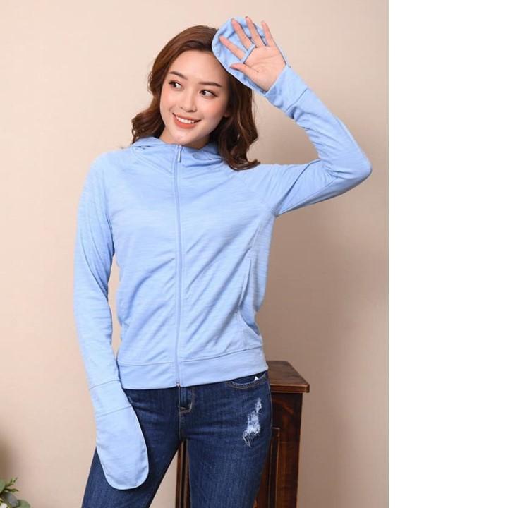 AÓ CHỐNG NẮNG LÀM MÁT 2 LỚP UNIQLO CHE KÍN TAY