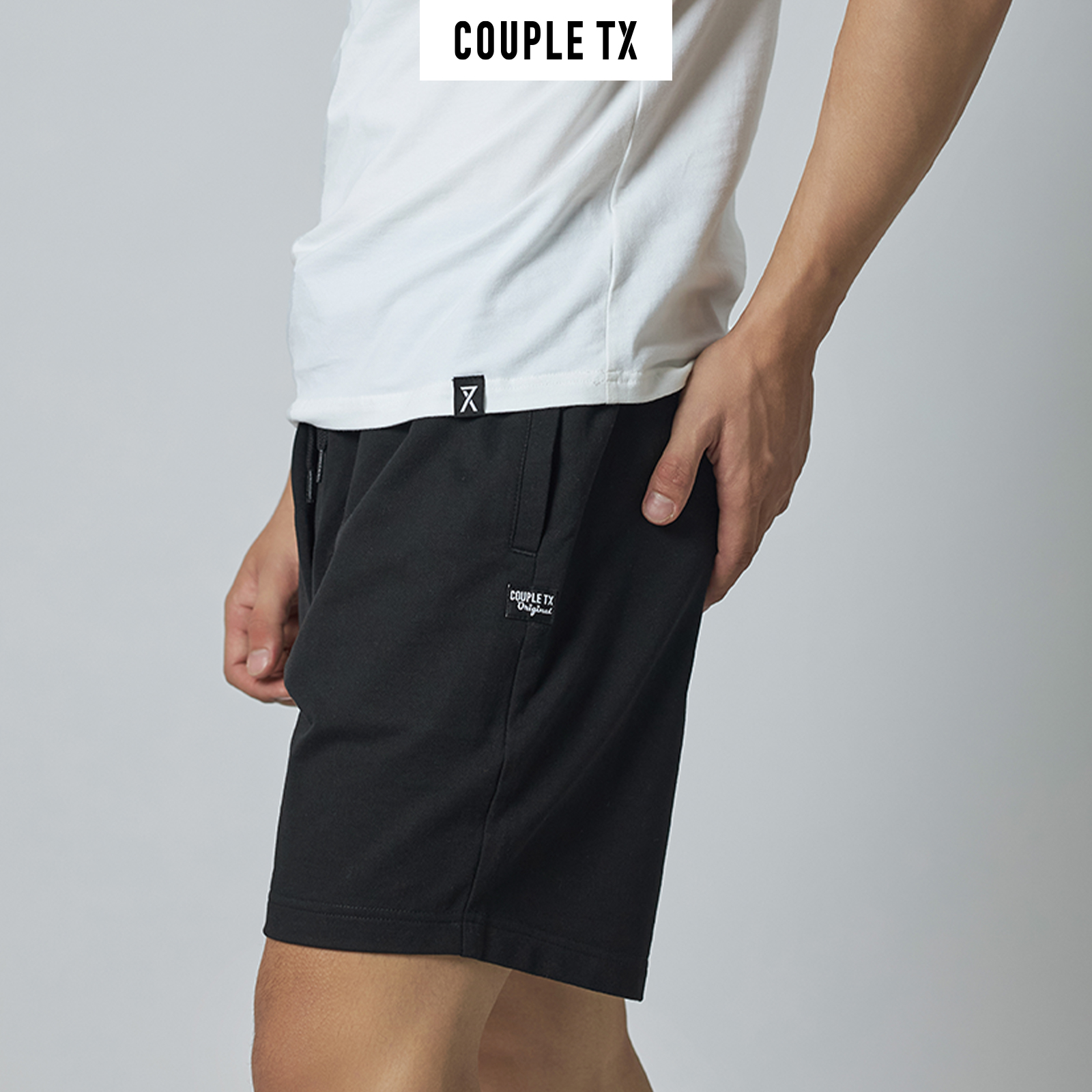 Quần Short Nam COUPLE TX -  Quần Short Thun Basic MSR 1040