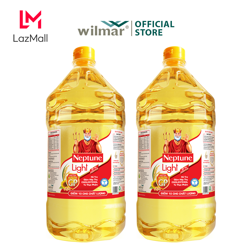 [Combo 2 Chai] Dầu ăn Neptune Light 2L