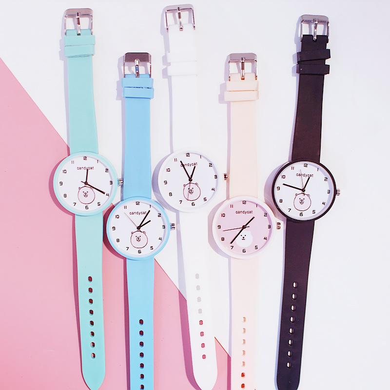 Đồng hồ thời trang nam nữ Candycat C48 Gấu mập dây silcone b3xx2