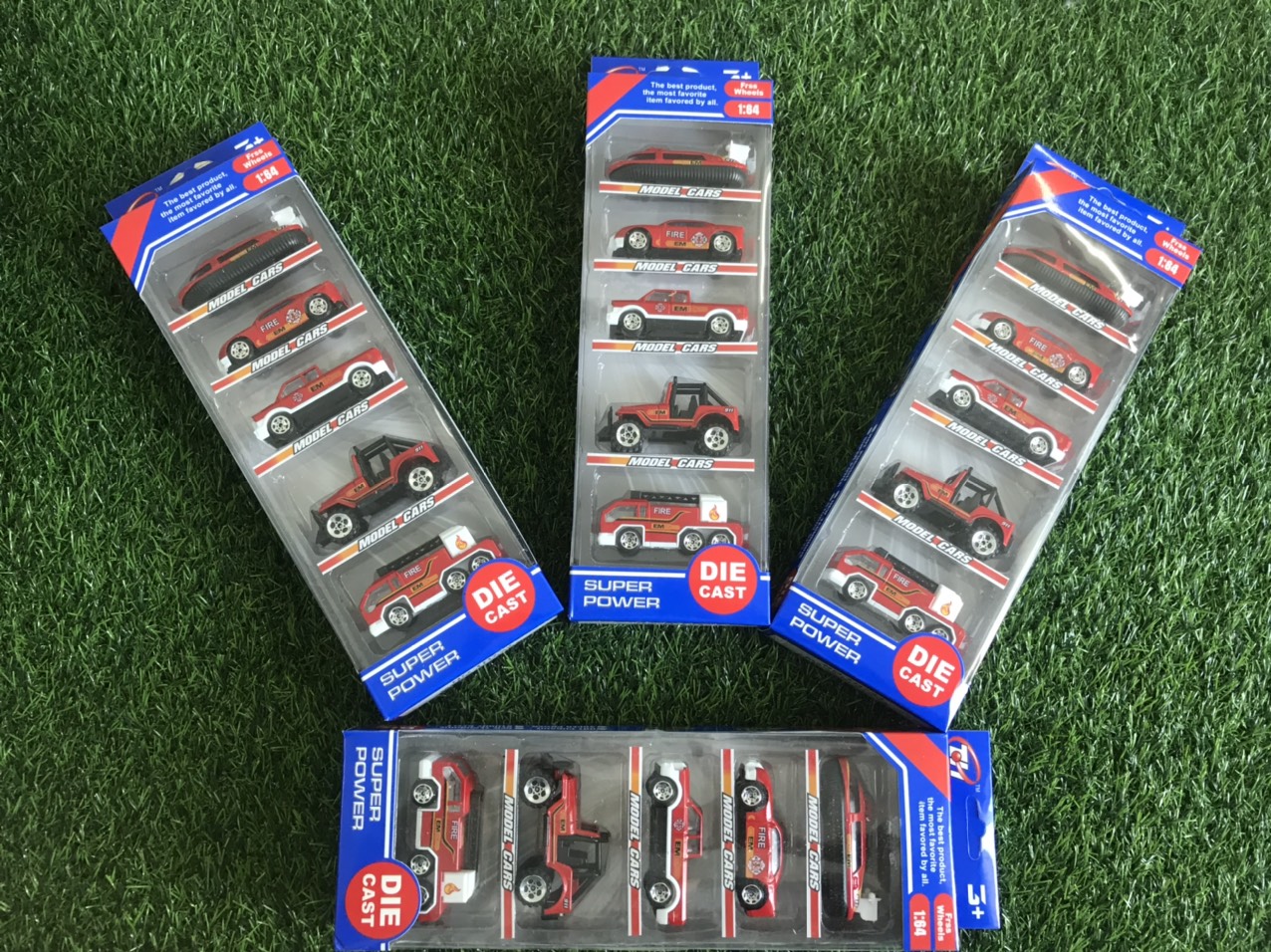 Combo 5 xe cứu hỏa mini