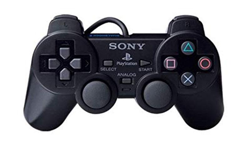 Tay cầm chơi game PlayStation 2 DualShock2 (Đen)