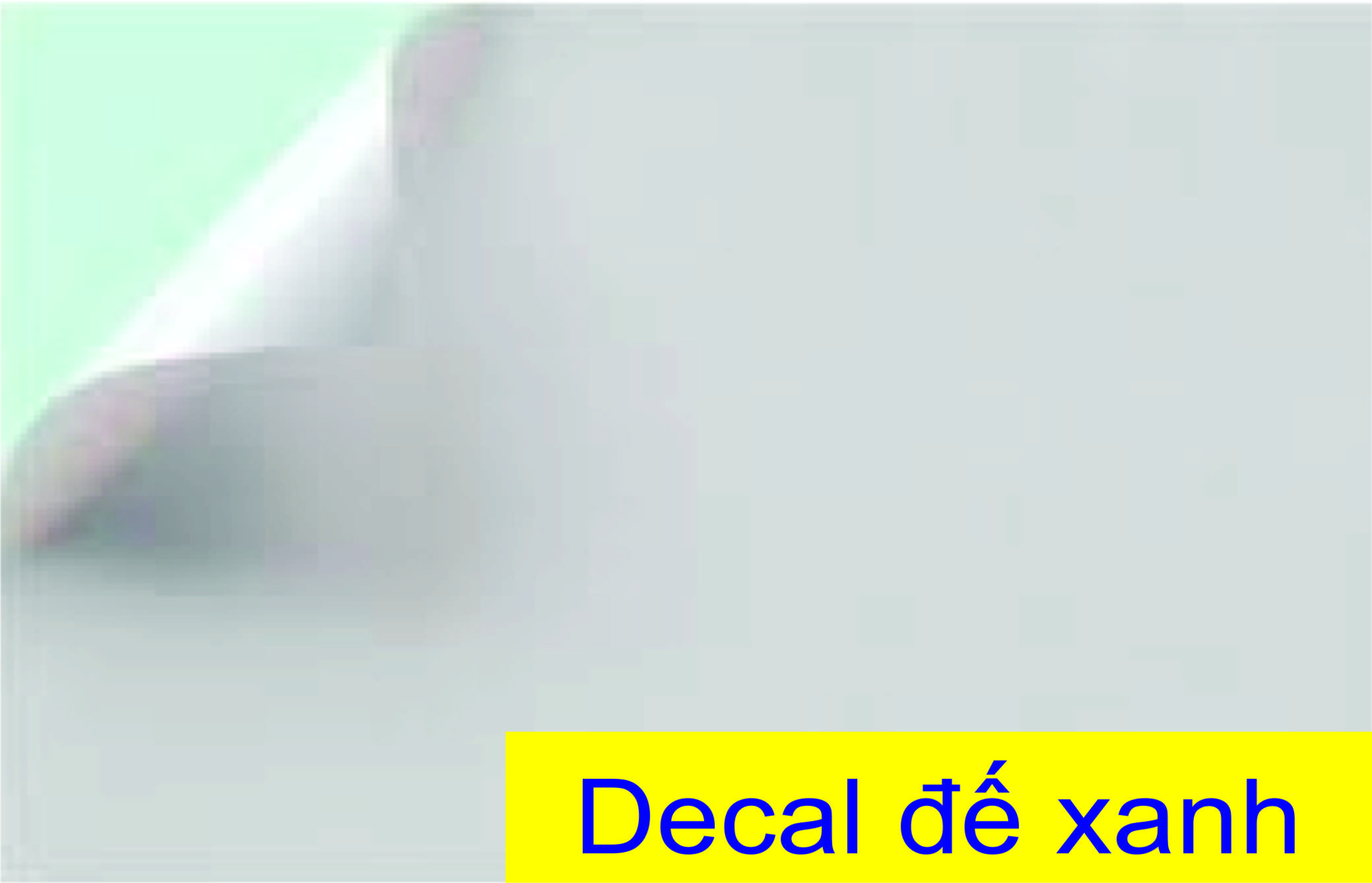[HCM]Decal đế xanh -đế vàng 100 tờ/xấp