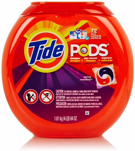 Túi giặt Tide PODS Spring Meadow 64oz - (72 Viên)