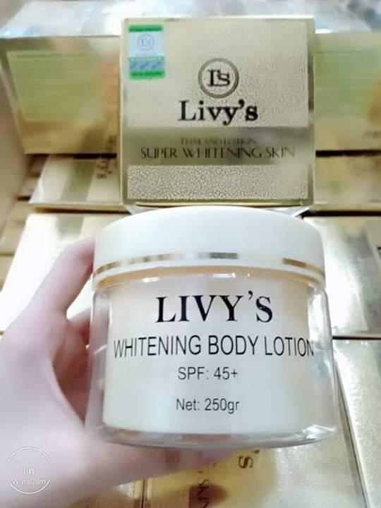 Kem Livy's Vàng Trắng Da 250g Cty Thái Lan Siêu Trắng