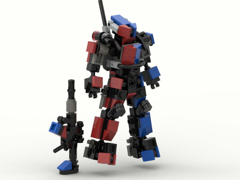 Le Go Đồ Chơi Lắp Ráp Robot Moc Mech Rapid