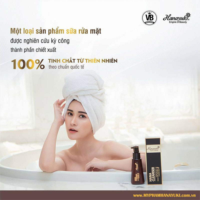 Sữa rửa mặt hanayuki