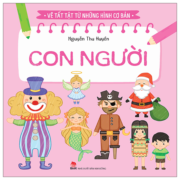 Fahasa - vẽ tất tật từ những hình cơ bản - con người