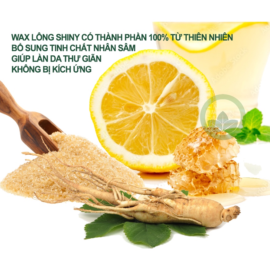 Combo sáp wax lông nhân sâm và mỡ trăn nguyên chất 10ml