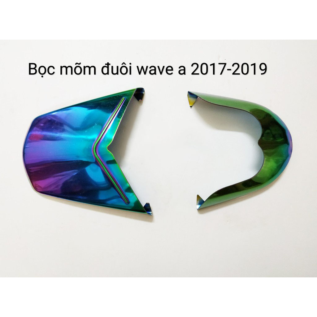 Bọc mõm đuôi titan xe wave 2006-2024