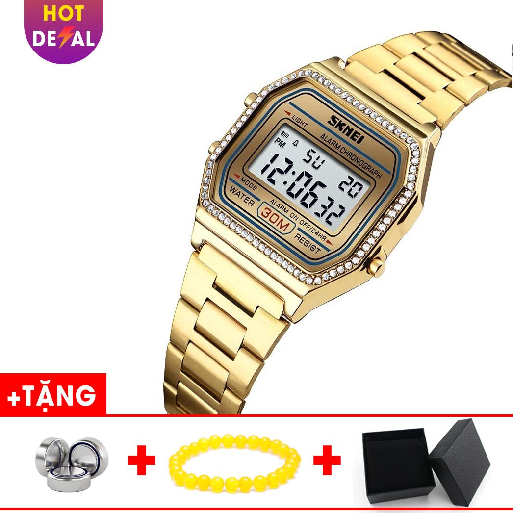 Đồng Hồ Nữ Thiết Kế Cao Cấp Mặt Vuông Chống Nước BW054 bán chạy
