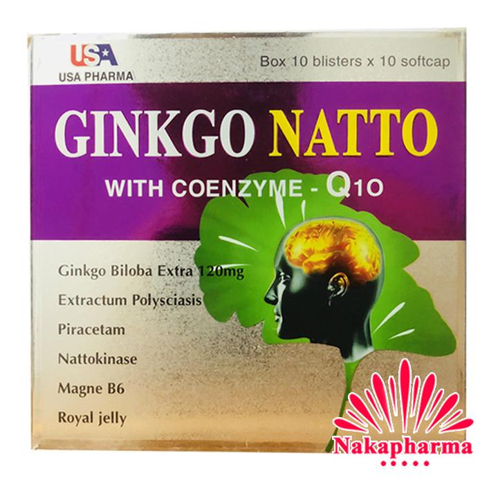 Ginkgo Natto With Coenzyme Q10 – Giúp hoạt huyết, ngừa tai biến
