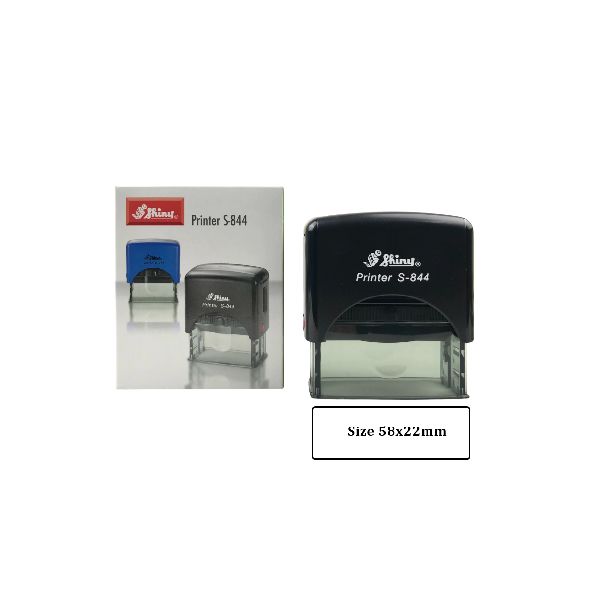 Dấu Lật Shiny S-844 (58x22mm) Không Nội Dung